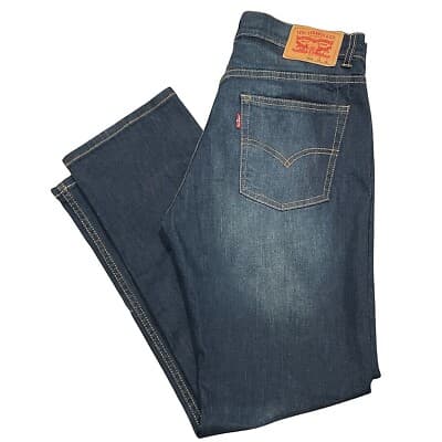 Levi's 541 Blue Jeans Youth Sz 16Reg W28xL28 Athletic Fit Straight Leg Dark Wash - Thumbnail 2