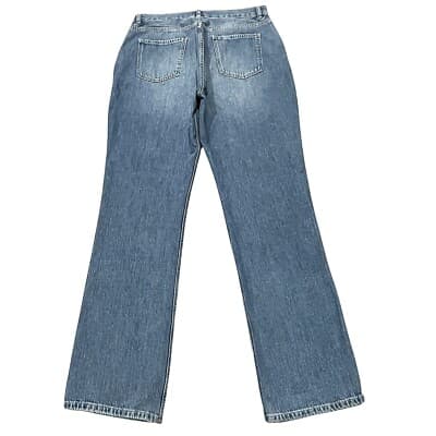 Frame Le Jane High Rise Baggy Loose Straight Jeans Size 32 Fits 35x34 - Thumbnail 3