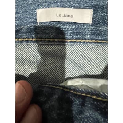 Frame Le Jane High Rise Baggy Loose Straight Jeans Size 32 Fits 35x34 - Thumbnail 6