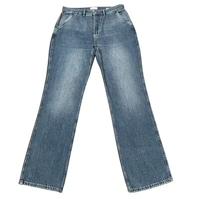 Frame Le Jane High Rise Baggy Loose Straight Jeans Size 32 Fits 35x34 - Thumbnail 2