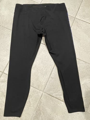 Red, White & Blue Striped Black Athleta Leggings Size XL - Thumbnail 2