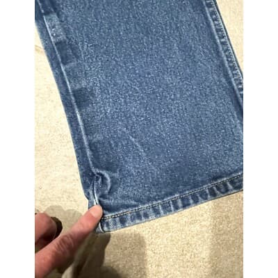 VTG Y2K Wrangler 13MWZ Jeans Mens 38x32 Blue Med Wash Cowboy Cut Actual 38x31 - Thumbnail 5