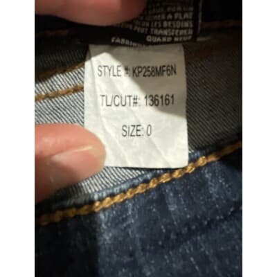 Kut Natalie Kurvy Bootcut Jeans Size 0 Dark Wash Mid-rise 27x33 READ - Thumbnail 6