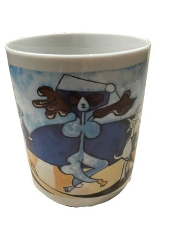 VTG Chaleur Master Collection D. Burrows Pablo Picasso Mug, Joie de Vivre, 16oz - Thumbnail 2