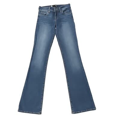 Kut Natalie Kurvy Bootcut Jeans Size 0 Dark Wash Mid-rise 27x33 READ
