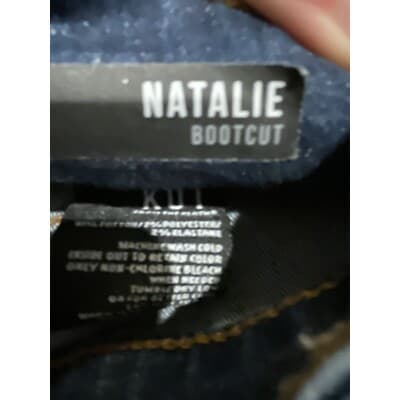 Kut Natalie Kurvy Bootcut Jeans Size 0 Dark Wash Mid-rise 27x33 READ - Thumbnail 7
