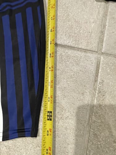 Red, White & Blue Striped Black Athleta Leggings Size XL - Thumbnail 5