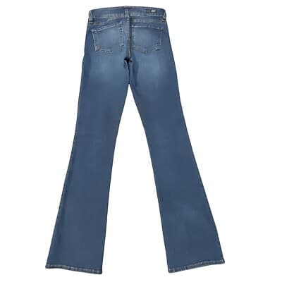 Kut Natalie Kurvy Bootcut Jeans Size 0 Dark Wash Mid-rise 27x33 READ - Thumbnail 2
