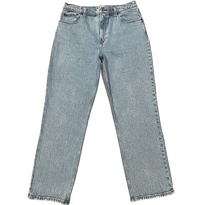 Abercrombie & Fitch Jeans Womens 32/14s Blue The '90s Straight Ultra High Rise