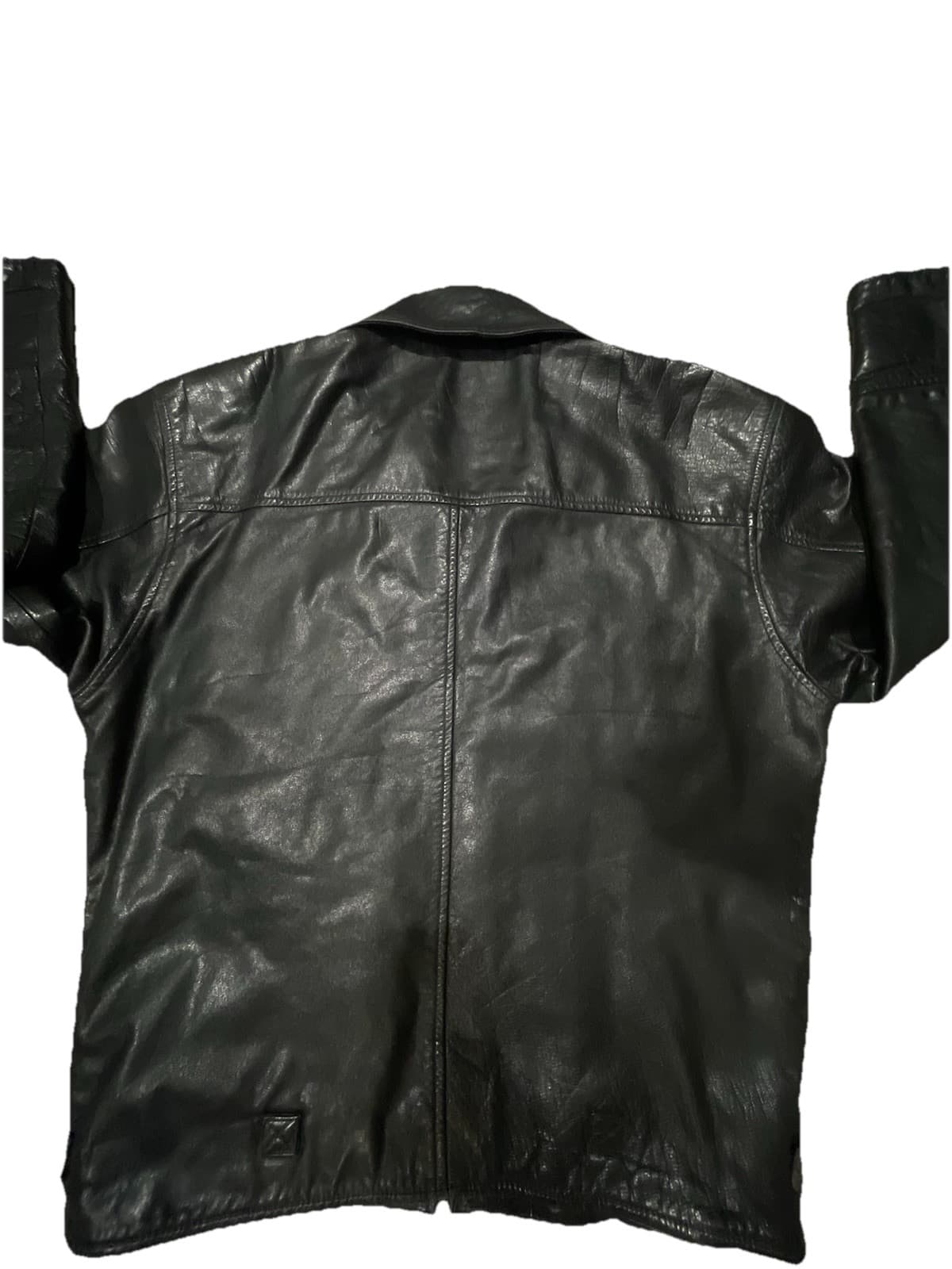 Vintage Aliza’s Outerwear Leather Bomber Jacket Medium Adult - Thumbnail 3