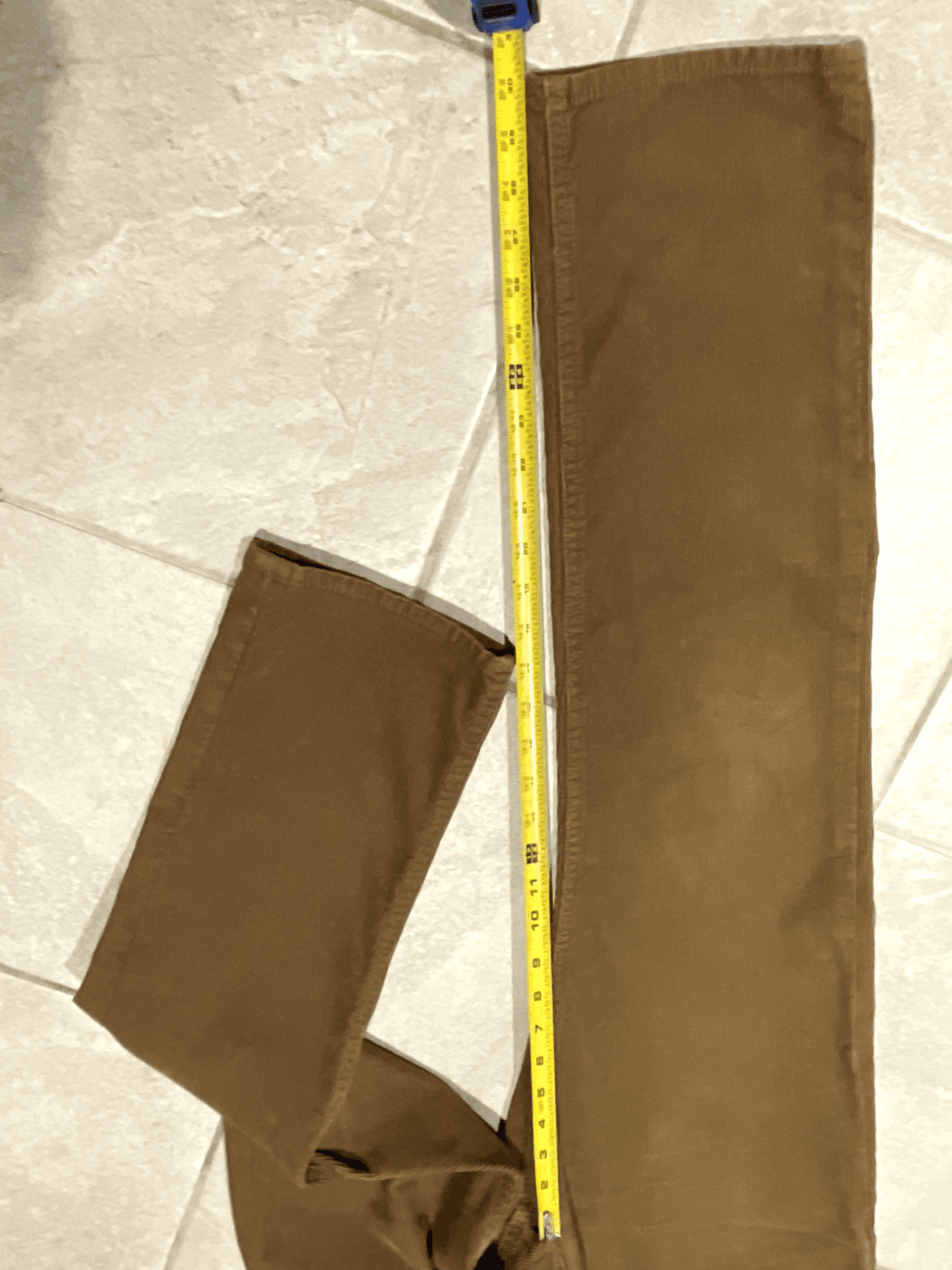 Banana Republic Straight Corduroy Men's 32x30 Brown 5-Pocket Pima Cotton - Thumbnail 3