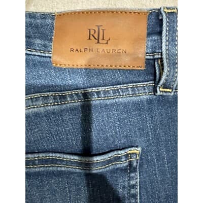 Lauren Ralph Lauren Tapered Leg High Waist Black Label Women's Size 14P - Thumbnail 3