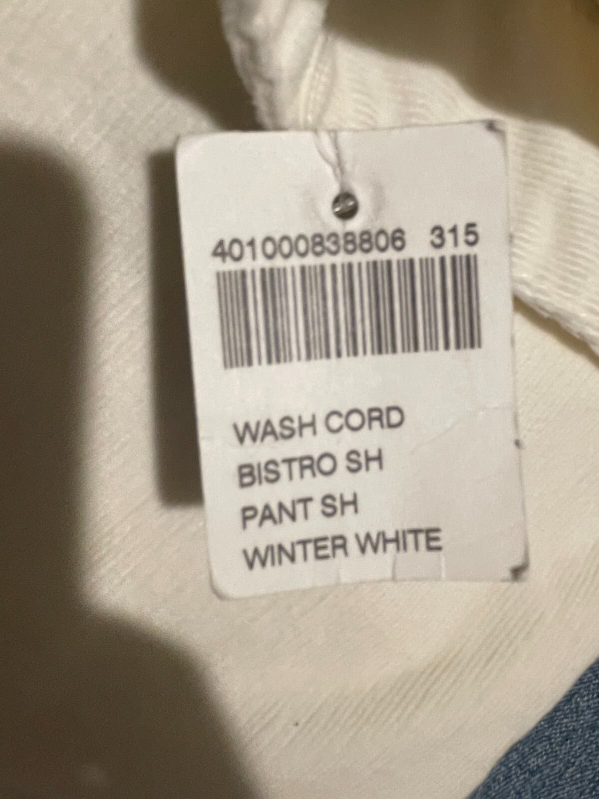 Chicos Pants Corduroy White Sz 3 High Rise Wide Leg 36x29 Measured Office - Thumbnail 5