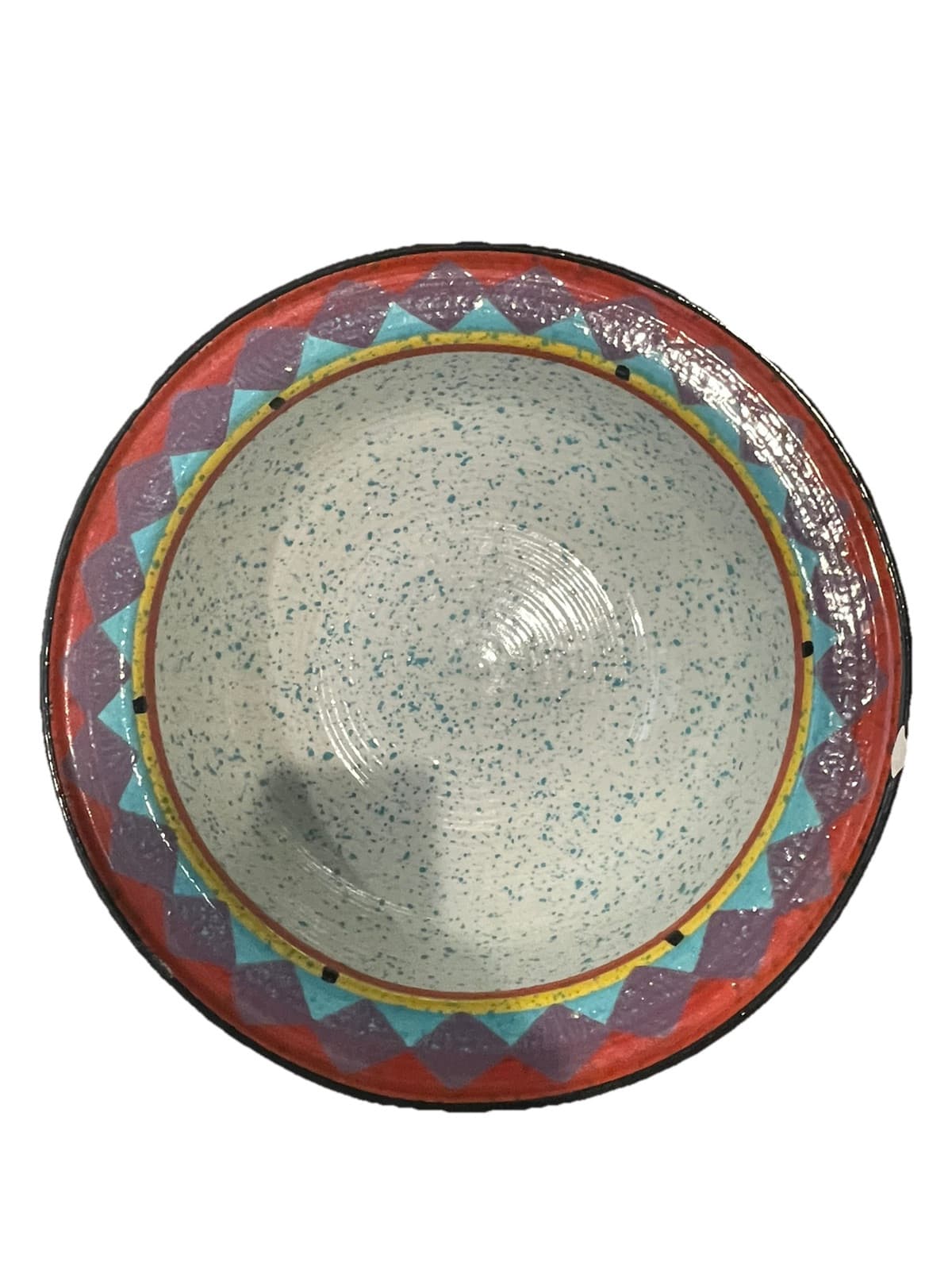Treasure Craft PARADISE Southwestern 14” Serving Bowl USA