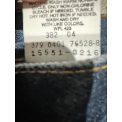 VTG Levis 550 Relaxed Fit Tapered Leg Mom Jeans Womens 14 MIS Y2K Fits 30x30 - Thumbnail 6