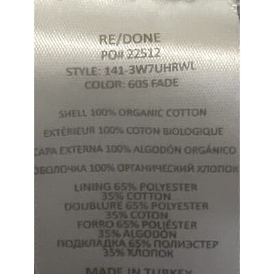 Re/Done Womens Jeans 70s Ultra High Rise Wide Leg 60s Fade Wash Button Fly 30 - Thumbnail 8