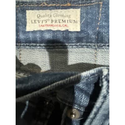 Levis Premium 511 Slim Fit Flex Stretch Jeans Blue Men's Tag 31x32 Fits 29x31 - Thumbnail 7