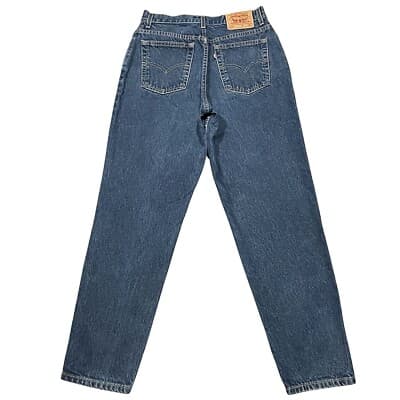 VTG Levis 550 Relaxed Fit Tapered Leg Mom Jeans Womens 14 MIS Y2K Fits 30x30 - Thumbnail 2
