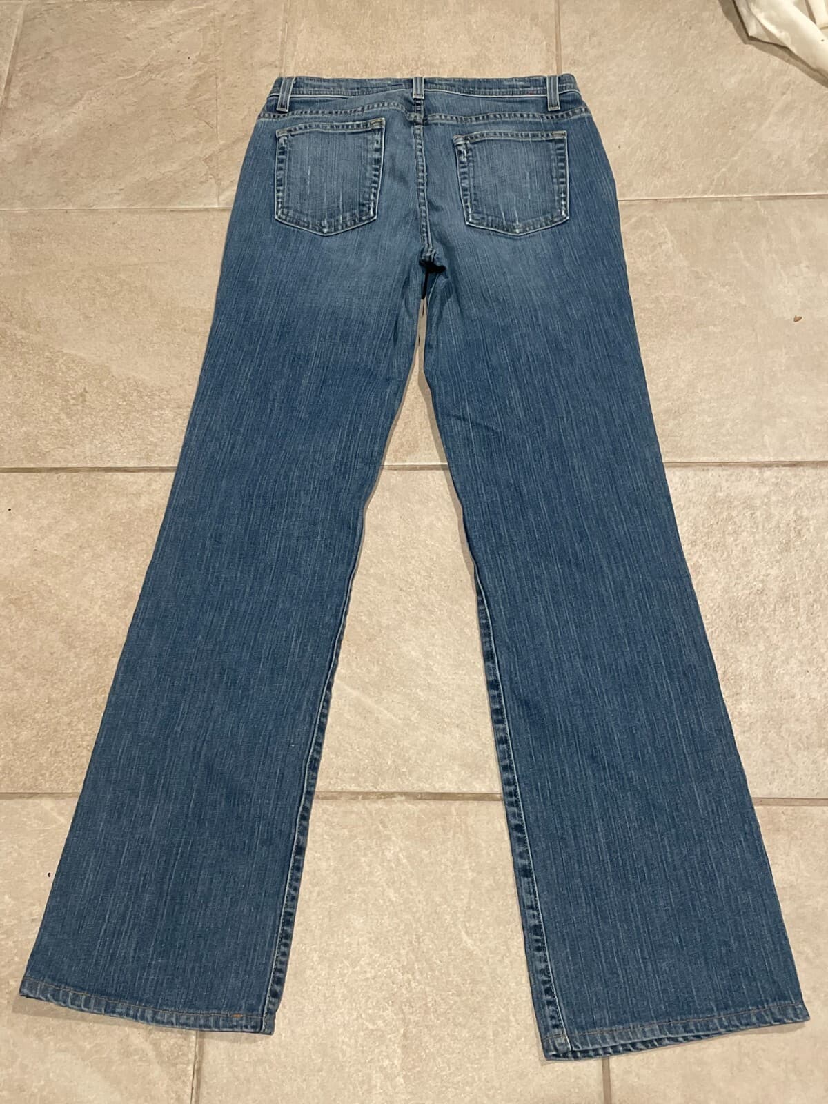 VTG J. Crew Jeans Y2K Bootcut Wide Leg Denim Womens 30x32 Mid Rise Stretch - Thumbnail 2