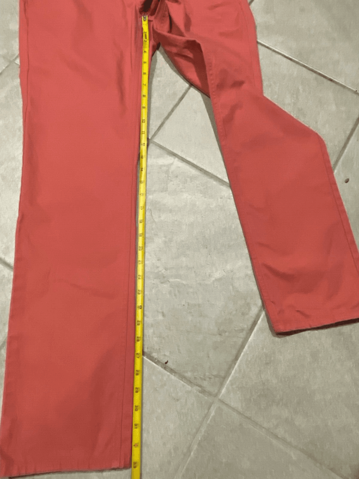 Bonobos Chino Pants Mens Size 32x33 Peach Pink Slim Staight Trousers Slacks - Thumbnail 4