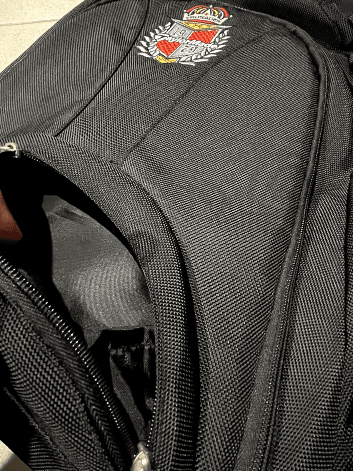 TaylorMade Crusader Logo Golf Backpack - Thumbnail 4