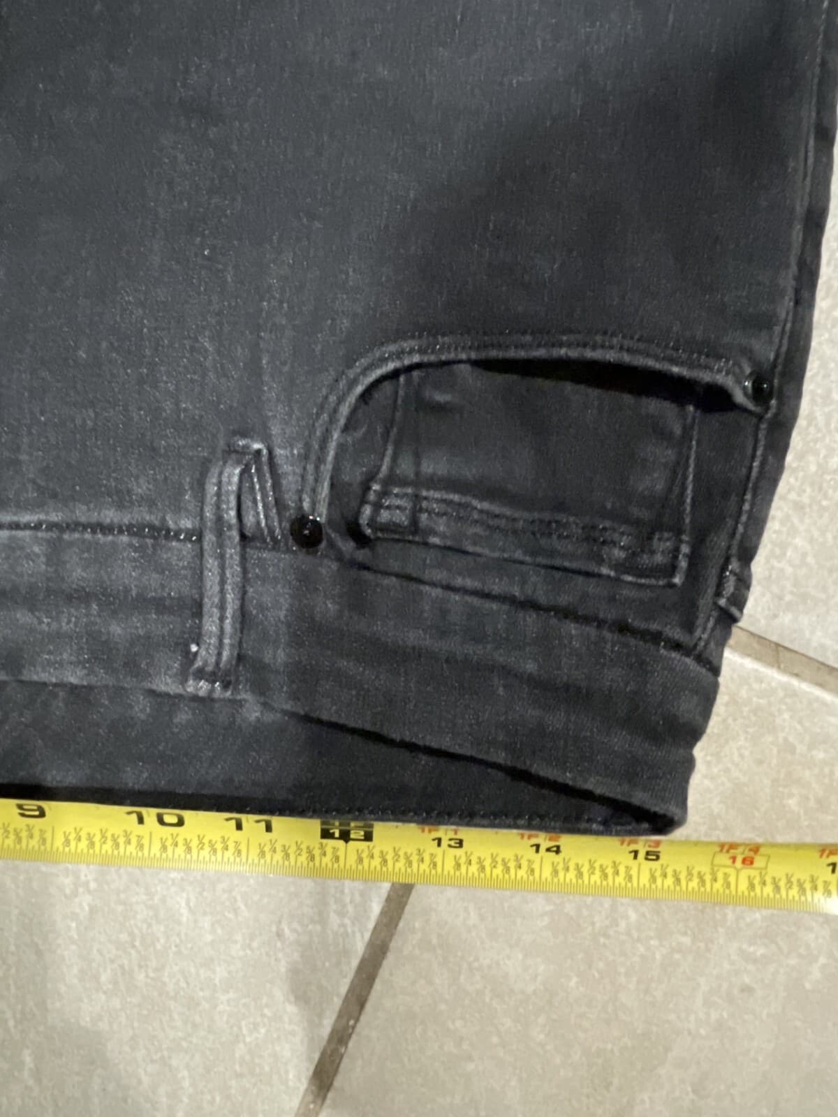 Good American Style GPSK419TFT Good Petite Skinny Black Sz 15 (30x26) T84 - Thumbnail 4