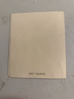 Ephemera 1950’s Christmas Card Angel Tree w/ 1895 Handwritten Chaucer quote - Thumbnail 4