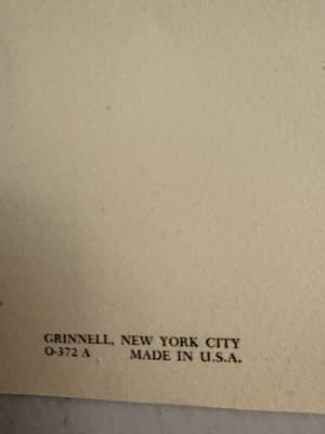 Ephemera 1950’s Christmas Card Angel Tree w/ 1895 Handwritten Chaucer quote - Thumbnail 5