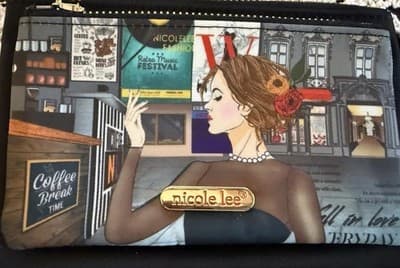 Nicole Lee You Are Made of Magic Double Zip Wristlet Wallet – Café Street Scene