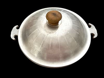 Vintage GUARDIAN SERVICE COOKWARE Aluminum 2 Quart Pot with Lid, 7" Dutch Oven