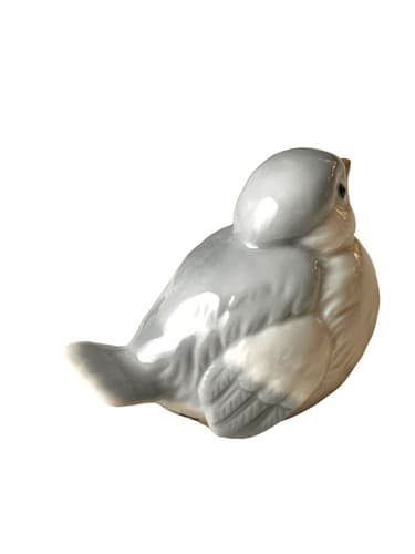 Otagiri Small Grey Ceramic Bird - Thumbnail 3