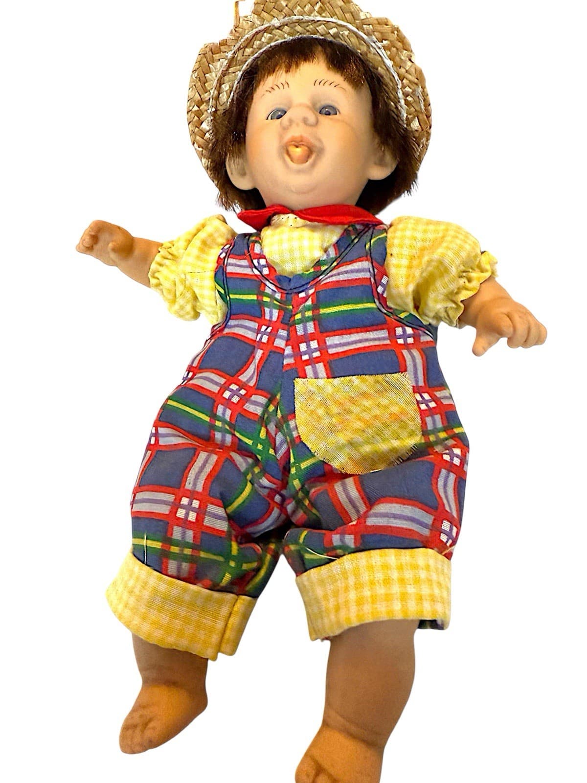 Set of 2, Gi-Go Toys My Pals Bean Bag Plush Boy Girl Baby Dolls Pair, Vintage - Thumbnail 8