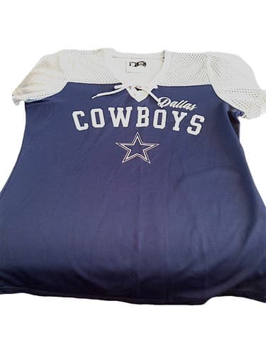 NFL Dallas Cowboy's Women's Lace Up Jersey Size Large