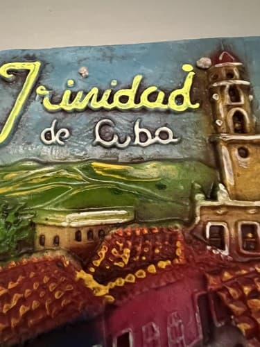 Trinidad de Cuba Handpainted Wall Plaque - Thumbnail 3
