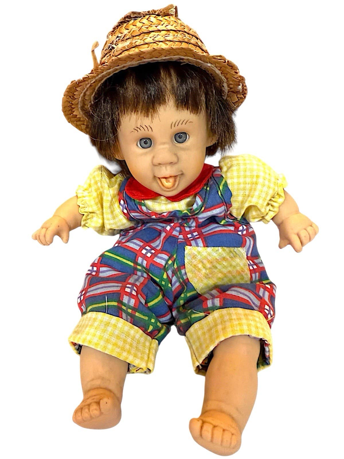 Set of 2, Gi-Go Toys My Pals Bean Bag Plush Boy Girl Baby Dolls Pair, Vintage - Thumbnail 7
