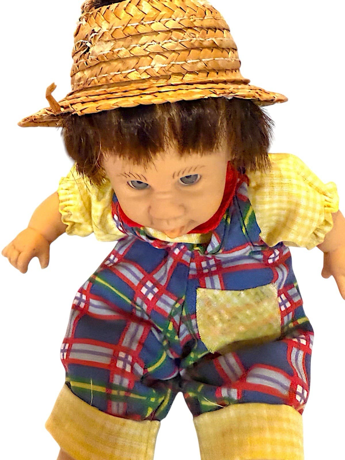 Set of 2, Gi-Go Toys My Pals Bean Bag Plush Boy Girl Baby Dolls Pair, Vintage - Thumbnail 9