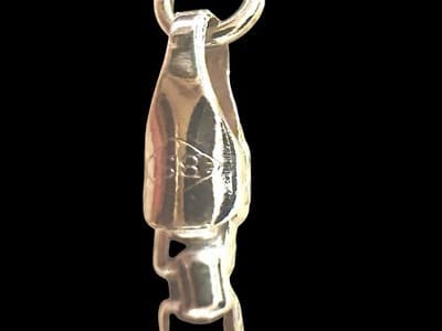 20” Italian Box Chain Necklace Rhodium Over 925 Sterling Silver Lobster Clasp - Thumbnail 4