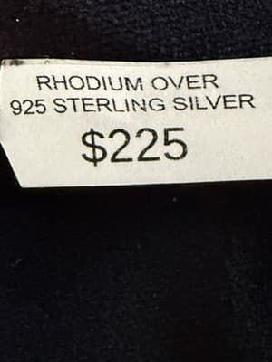 20” Italian Box Chain Necklace Rhodium Over 925 Sterling Silver Lobster Clasp - Thumbnail 8