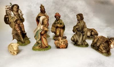 Fontanini Nativity Figures Vintage Italy Chalk Plaster Choose Your Piece