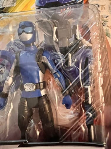 Hasbro Power Rangers Beast Morphers Beast X Blue Ranger 6" Figure