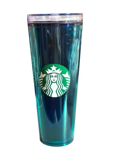 Starbucks 24oz Reusable Tumbler Green DIY Decorate Your Own Cup with Lid