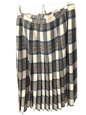 Vintage ALJEAN Women’s 100% Wool Tartan Kilt & Sash Set Size 12 Made in Canada - Thumbnail 7