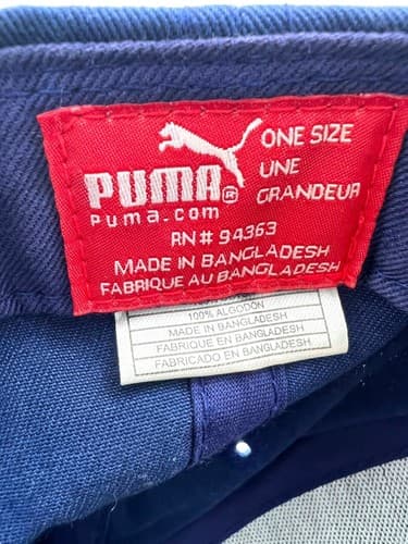 Vintage Blue Puma SnapBack Cap - Thumbnail 3