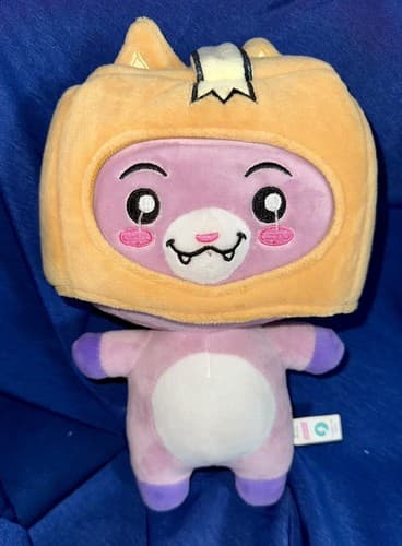 Lankybox Baby Foxy YouTube Plush Cute Kawaii Anime Stuffy 10” Tall