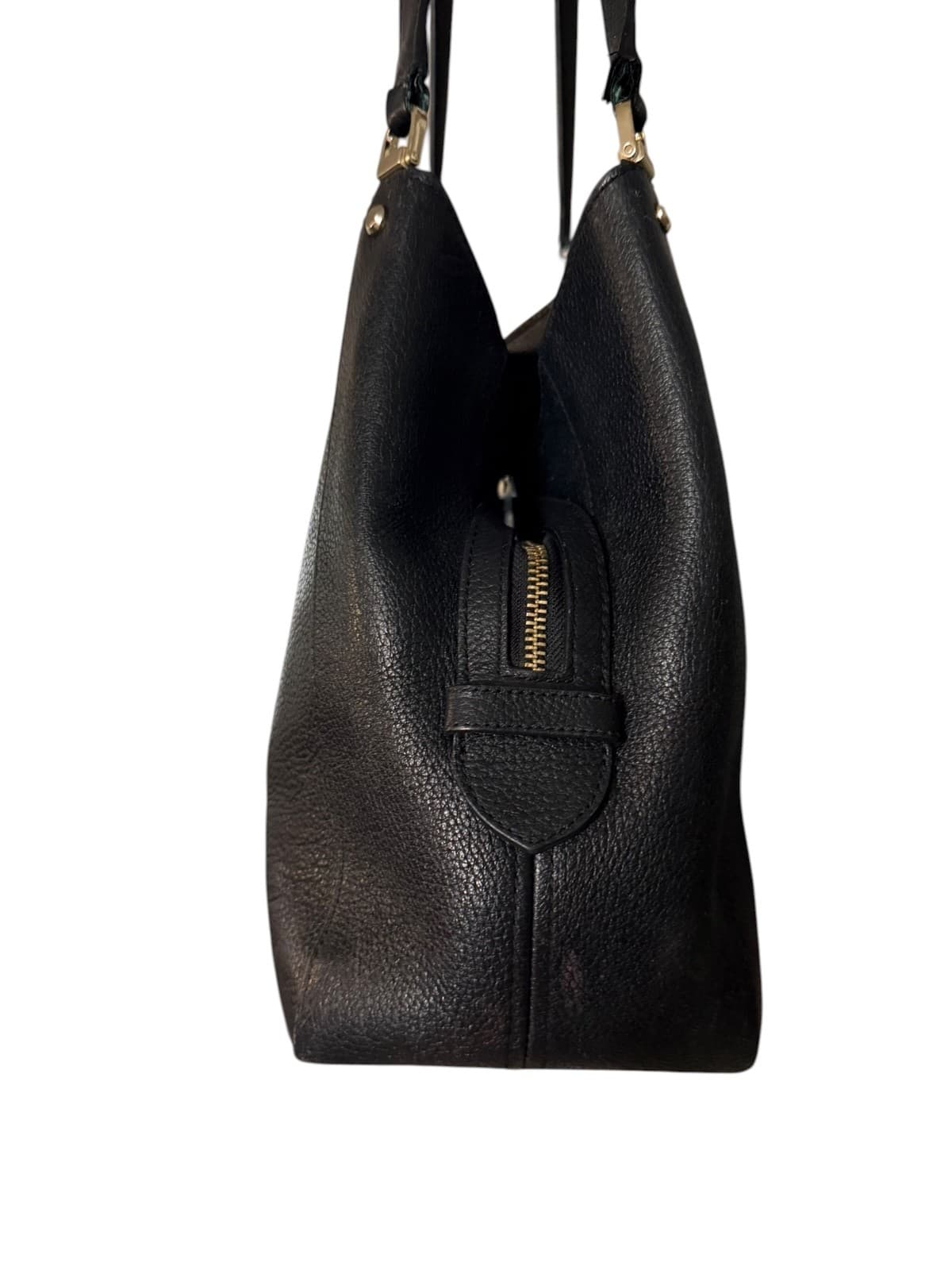 Kate Spade New York Black Pebbled Leather Shoulder Hobo Bag Large - Thumbnail 3