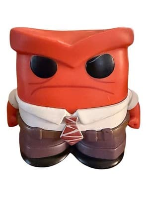 Funko Pop Disney Pixar Inside Out Anger #136 Vinyl Figure 2015 OOB - Thumbnail 6