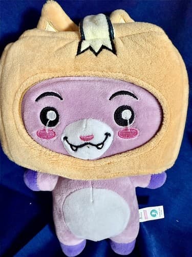 Lankybox Baby Foxy YouTube Plush Cute Kawaii Anime Stuffy 10” Tall - Thumbnail 2