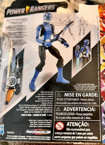 Hasbro Power Rangers Beast Morphers Beast X Blue Ranger 6" Figure - Thumbnail 4