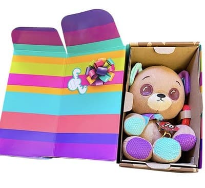 Thready Bear Interactive 14” Fabric Teddy – Make a Wish Magic Plush NIB