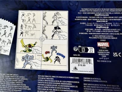 Disney Parks Marvel Comic Art Kit Create Your Own Comic Book NEW SEALED - Thumbnail 7